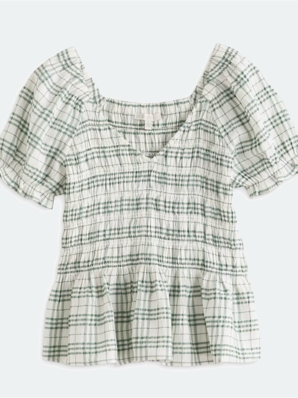 Market & Spruce Maisie Peplum Top - Size M